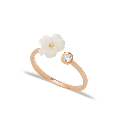 Flower Summer Collection Adjustable Women Silver Ring