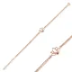 Plain Lotus Ruby CZ 925 Sterling Silver Bracelet Plain Lotus Ruby CZ 925 Sterling Silver Bracelet
