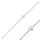 Plain Lotus Ruby CZ 925 Sterling Silver Bracelet Plain Lotus Ruby CZ 925 Sterling Silver Bracelet