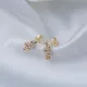 Turkish Snake CZ Sterling Silver Earrings Turkish Snake CZ Sterling Silver Earrings