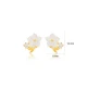 Tiny Flower 925 Sterling Silver Earrings