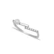 Thin Woman Pearl With CZ 925 Sterling Silver Ring Thin Woman Pearl With CZ 925 Sterling Silver Ring