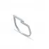 Thin CZ Cluster 925 Sterling Silver Ring