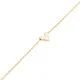 Double Sided Enamel CZ Heart Bracelet Double Sided Enamel CZ Heart Bracelet