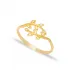 Leaf Adjustable 925 Sterling Silver Ring
