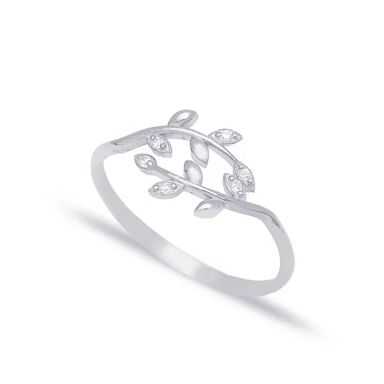 Leaf Adjustable 925 Sterling Silver Ring Leaf Adjustable 925 Sterling Silver Ring