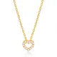 Trend Cable Chain Zircon Stone Hollow Heart Charm Necklace Turkish 925 Sterling Silver Jewelry