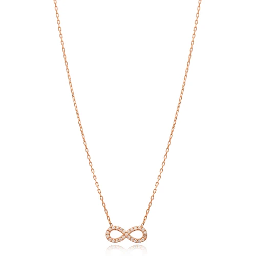 Infinity Necklace in 925 Sterling Silver