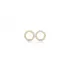 Handcrafted Round CZ 925 Sterling Silver Earrings