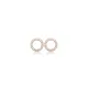 Handcrafted Round CZ 925 Sterling Silver Earrings Handcrafted Round CZ 925 Sterling Silver Earrings
