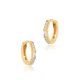 13mm CZ Baguette 925 Sterling Silver Earrings 13mm CZ Baguette 925 Sterling Silver Earrings