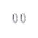 13mm CZ Baguette 925 Sterling Silver Earrings 13mm CZ Baguette 925 Sterling Silver Earrings