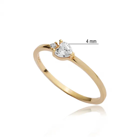 Tiny Heart Cluster 925 Sterling Silver Ring Tiny Heart Cluster 925 Sterling Silver Ring