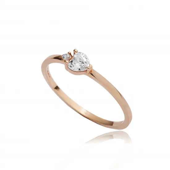 Tiny Heart Cluster 925 Sterling Silver Ring Tiny Heart Cluster 925 Sterling Silver Ring