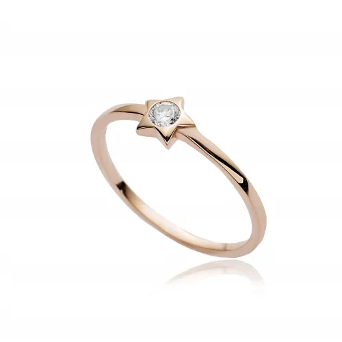 Star Cluster Ring in 925 Sterling Silver