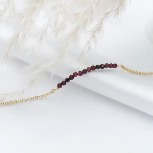 Tiny Beads Beaded 925 Sterling Silver Bracelet