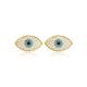 Minimalist Evil Eye 925 Sterling Silver Earrings Minimalist Evil Eye 925 Sterling Silver Earrings