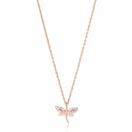 Turkish Dragonfly 925 Sterling Silver Necklace
