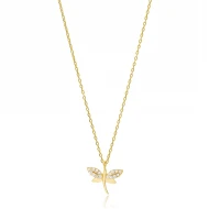 Turkish Dragonfly 925 Sterling Silver Necklace