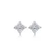 CZ Flower Earrings in 925 Sterling Silver CZ Flower Earrings in 925 Sterling Silver