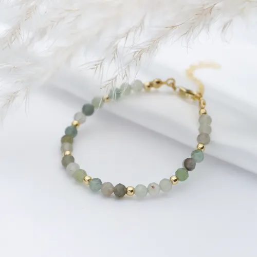 Summer Style Colorful Beads Beaded 925 Silver Bracelet