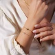 Clear CZ Round 925 Sterling Silver Bracelet