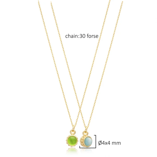 Double Color Ball Woman 925 Sterling Silver Necklace Double Color Ball Woman 925 Sterling Silver Necklace