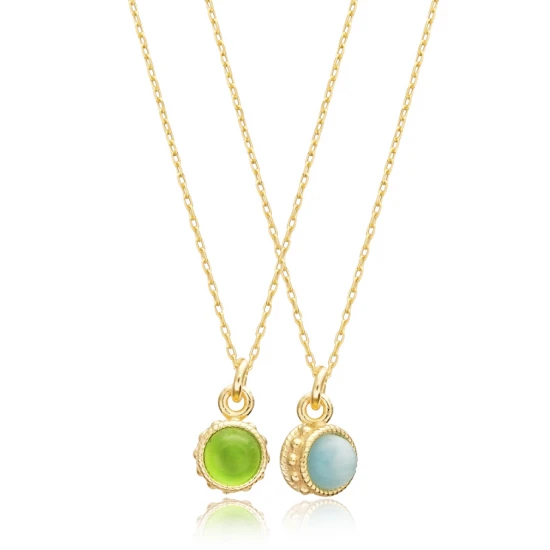 Double Color Ball Woman 925 Sterling Silver Necklace Double Color Ball Woman 925 Sterling Silver Necklace