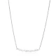 Multiple Minimalist Natural Pearls 925 Silver Necklace