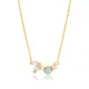 Blue Topaz CZ 925 Sterling Silver Necklace Blue Topaz CZ 925 Sterling Silver Necklace