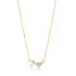 Blue Topaz CZ 925 Sterling Silver Necklace