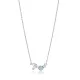 Blue Topaz CZ 925 Sterling Silver Necklace Blue Topaz CZ 925 Sterling Silver Necklace