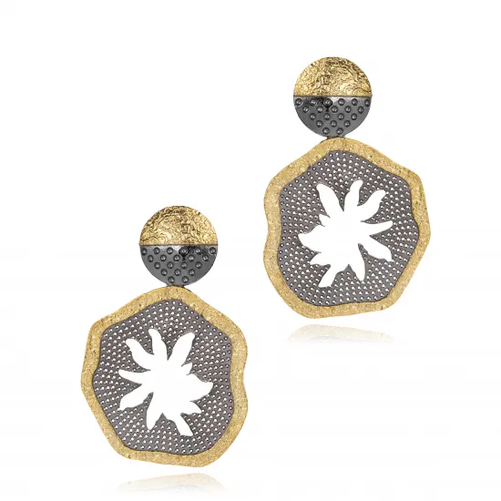 Floral Vintage 925 Sterling Silver Earrings Floral Vintage 925 Sterling Silver Earrings