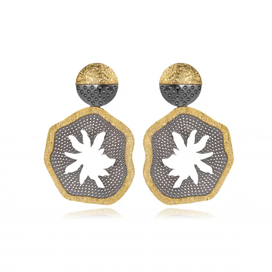 Floral Vintage 925 Sterling Silver Earrings Floral Vintage 925 Sterling Silver Earrings