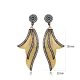 Elegant Leaf Design 925 Vintage Earrings Elegant Leaf Design 925 Vintage Earrings