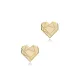 Heart Origami Design Silver Stud Earrings Heart Origami Design Silver Stud Earrings