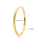 22 Karat Gold Plain 71mm Vintage Sterling Silver Bangle 22 Karat Gold Plain 71mm Vintage Sterling Silver Bangle
