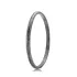 Oxidized Plain 71mm Vintage 925 Sterling Silver Bangle