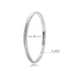 Plated Plain 71mm Vintage 925 Sterling Silver Bangle Plated Plain 71mm Vintage 925 Sterling Silver Bangle