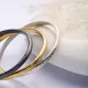 Plated Plain 71mm Vintage 925 Sterling Silver Bangle Plated Plain 71mm Vintage 925 Sterling Silver Bangle