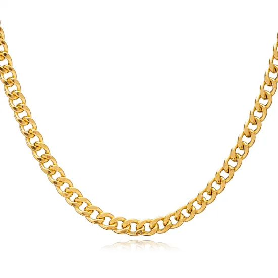 Gourmet Rhodium Plated Chain Sterling Silver Necklace Gourmet Rhodium Plated Chain Sterling Silver Necklace