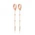 Minimalist Thin CZ Long 925 Sterling Silver Earrings
