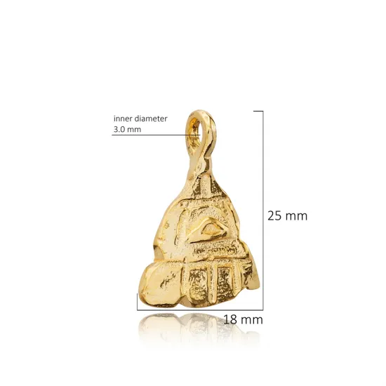 Mythological Gold Plated 925 Sterling Silver Necklace Mythological Gold Plated 925 Sterling Silver Necklace