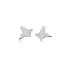 Bird Origami 925 Sterling Silver Earrings