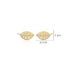 Origami Leaf 925 Sterling Silver Earrings Origami Leaf 925 Sterling Silver Earrings