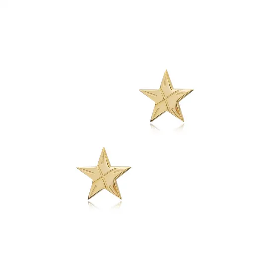 Origami Star 925 Sterling Silver Earrings Origami Star 925 Sterling Silver Earrings
