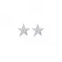Origami Star 925 Sterling Silver Earrings