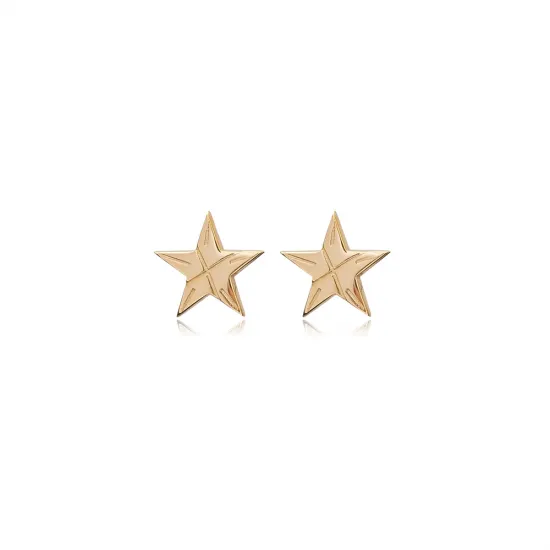 Origami Star 925 Sterling Silver Earrings Origami Star 925 Sterling Silver Earrings