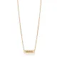 Mama Plain Tag Charm 925 Sterling Silver Necklace
