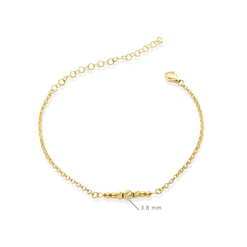 Ball Tiny Design Silver Charm Silver Bracelet